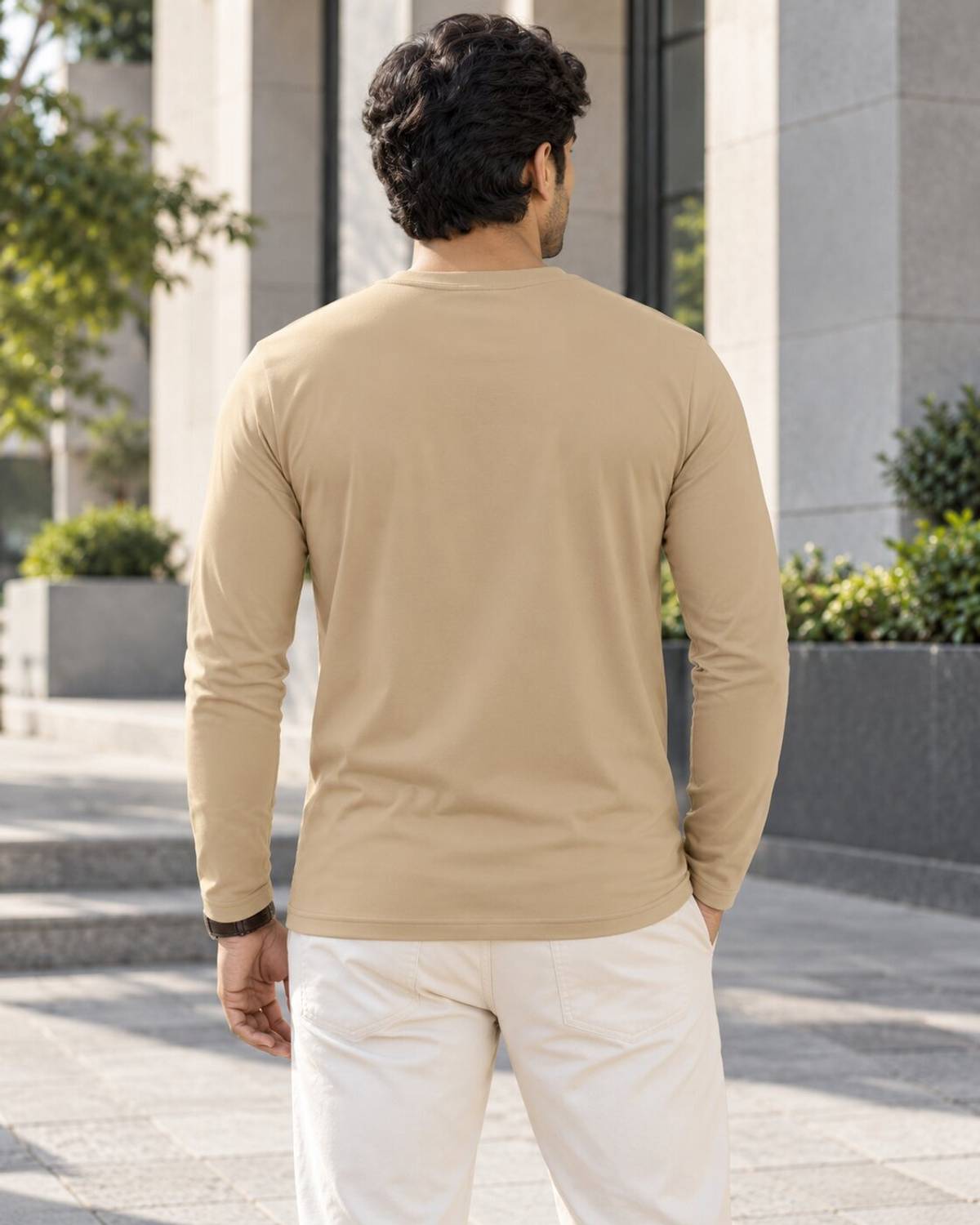 WARRIOR WORLD Solid Men Round Neck Multicolor T-Shirt