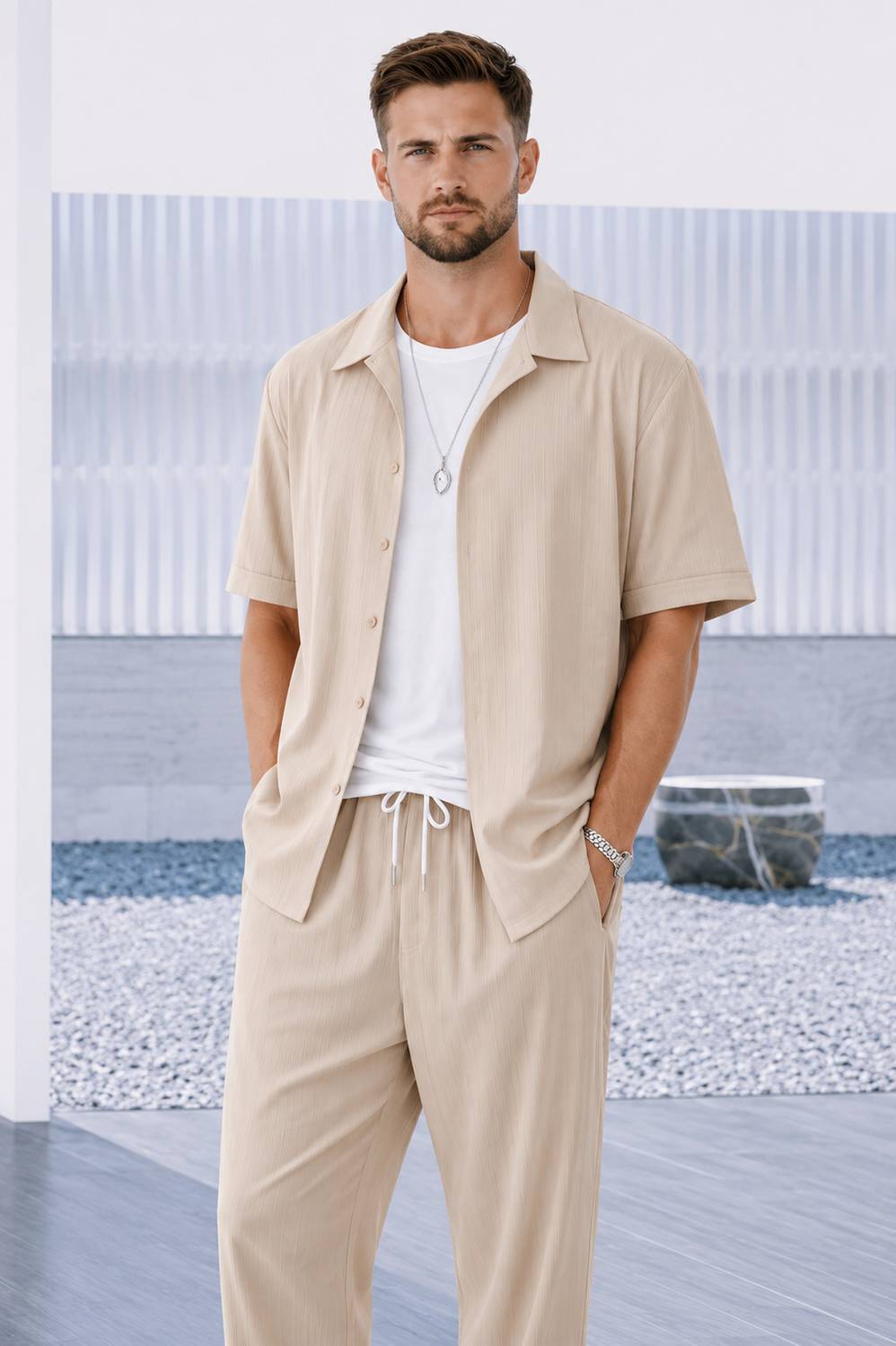 VEDCLOTHPVTLTD Shirt Pant Co-ords Set