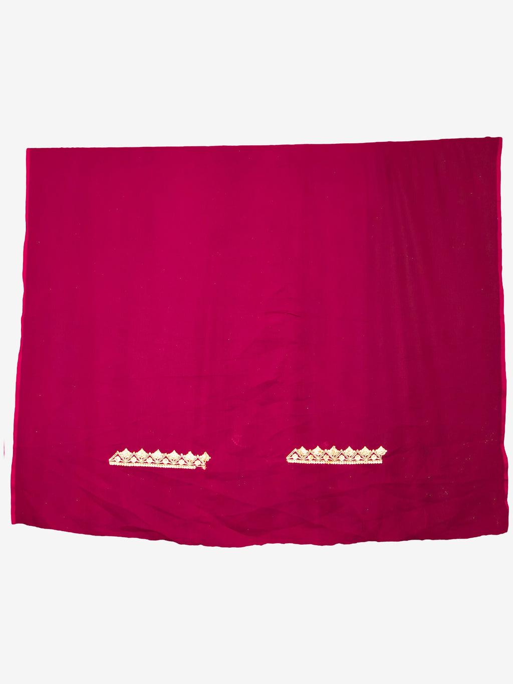 Designer Saree with Kundan & Zari Thread Work by Shreekama