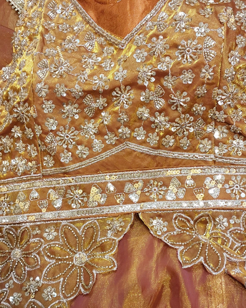 Sequin Embroidered Cape Jacket with Flowy Palazzo Pants Co-Ord Set