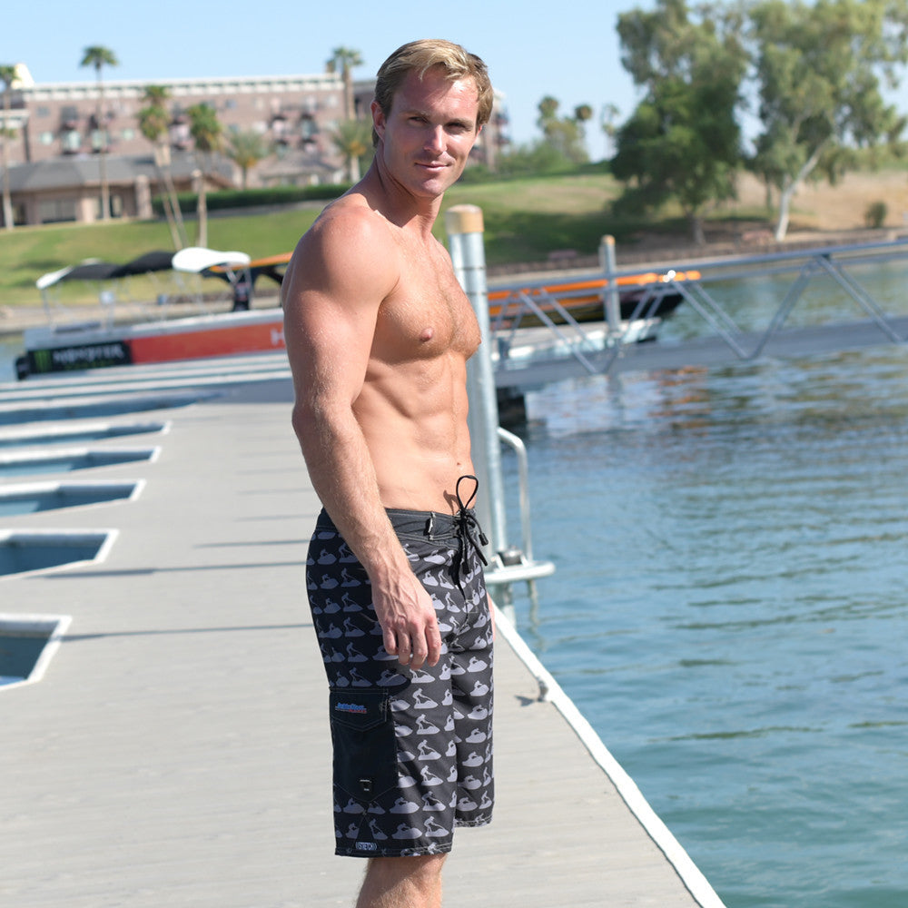 Laguna Men's Board Shorts | Black | PWC Ride Shorts